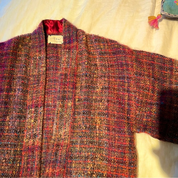 Vintage 70s/80s Nikos handwoven coat - Picture 2 of 3